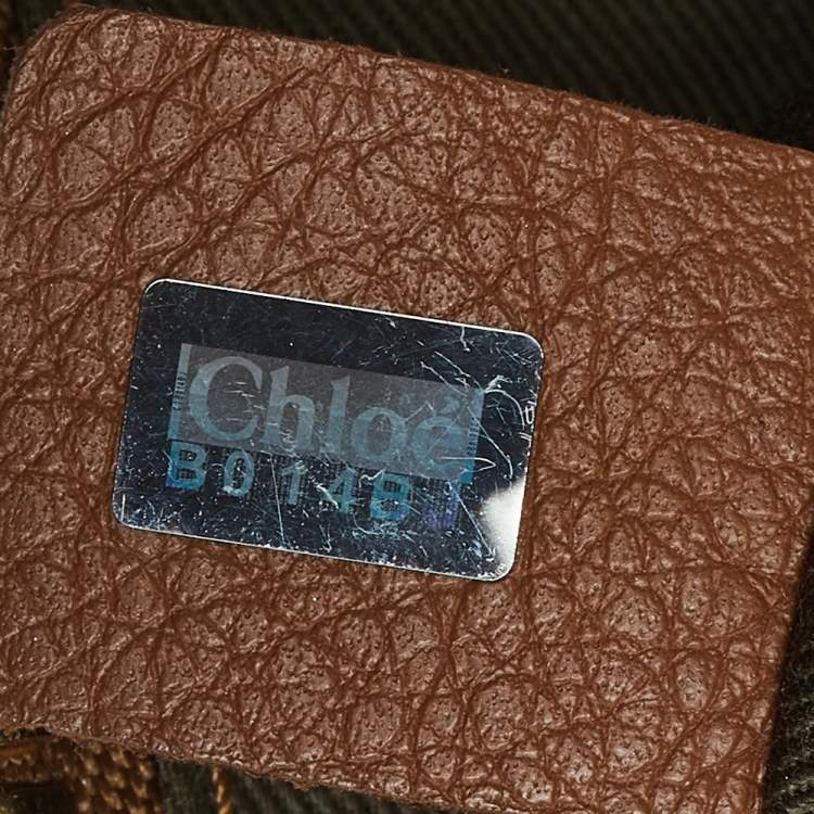 Pre Owned Chloe Brown Leather Large Marcie Satchel