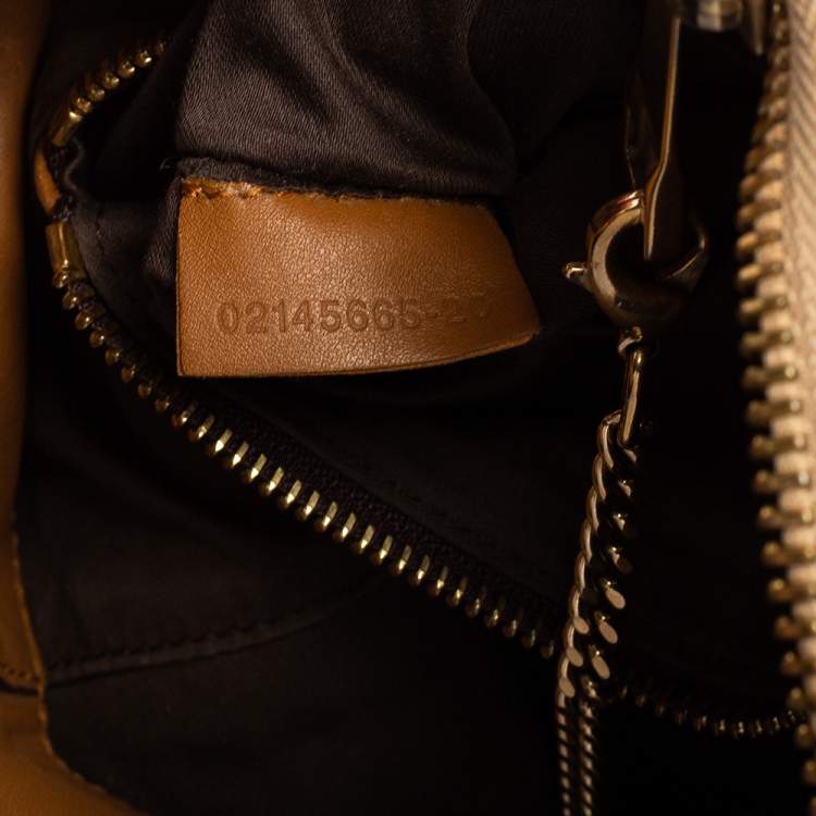 Pre Owned Chloe Brown Python and Leather Baylee Tote