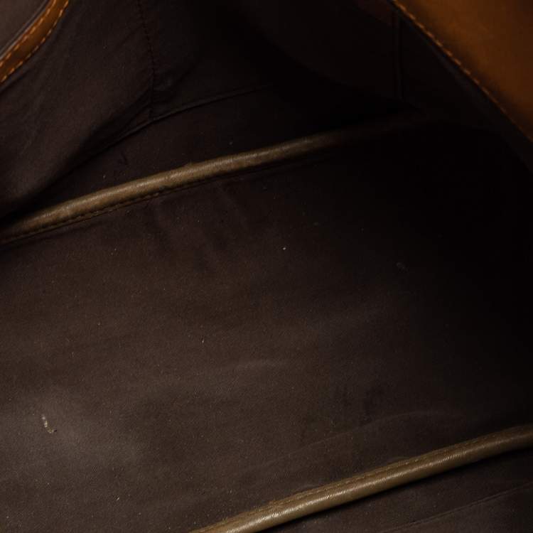 Pre Owned Chloe Brown Python and Leather Baylee Tote