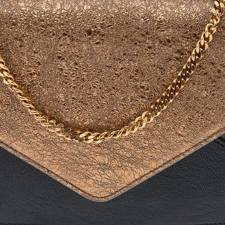 Pre Owned Chloe Multicolor Leather Wallet on Chain Clutch