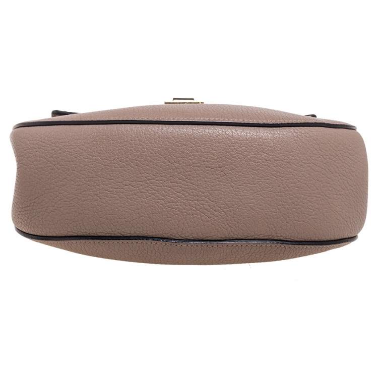 Pre Owned Chloe Grey Leather Medium Drew Shoulder Bag