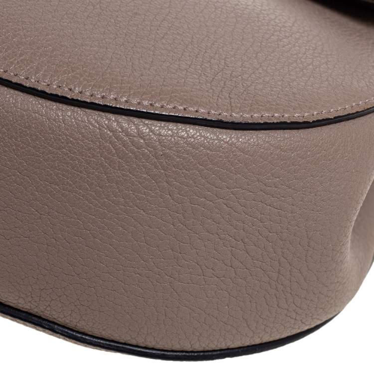 Pre Owned Chloe Grey Leather Medium Drew Shoulder Bag