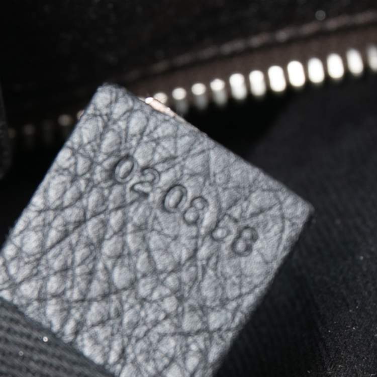 مملوكة مسبقًا Chloe Metallic/Grey Distress Leather Shopper Tote