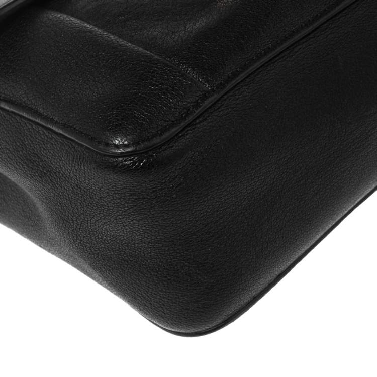 Pre Owned Chloe Black Leather Small Elsie Shoulder Bag