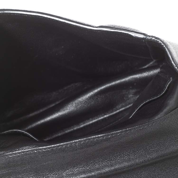 Pre Owned Chloe Black Leather Small Elsie Shoulder Bag