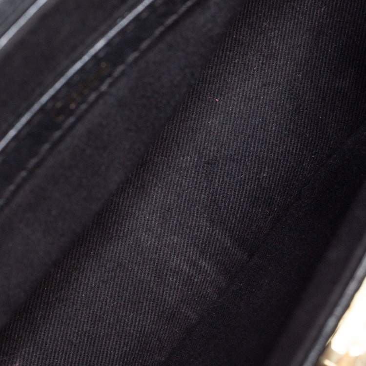 Pre Owned Chloe Black Leather Small Sally Shoulder Bag