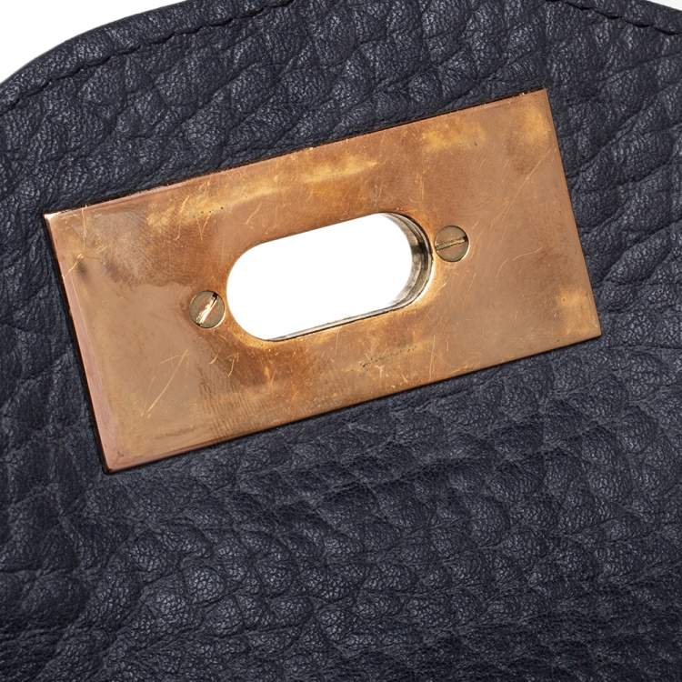 Pre Owned Chloe Black Leather Small Sally Shoulder Bag