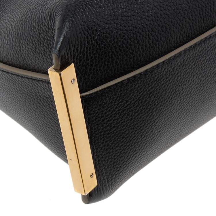Pre Owned Chloe Tri Color Leather Medium Clare Shoulder Bag