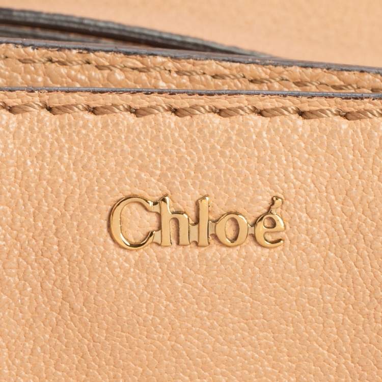 Pre Owned Chloe Pink Leather Elsie Satchel