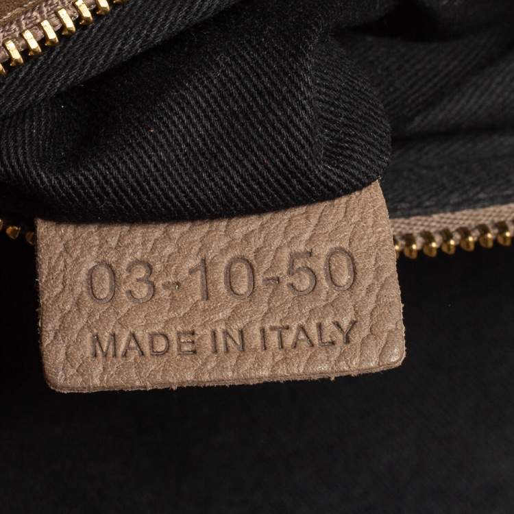 مملوكة مسبقًا Chloe Beige Leather Sally Medium Shoulder Bag