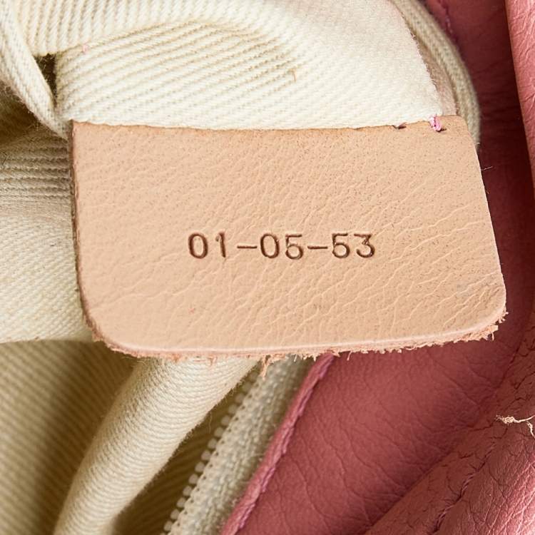Pre Owned Chloe Pin Leather Silverado Satchel