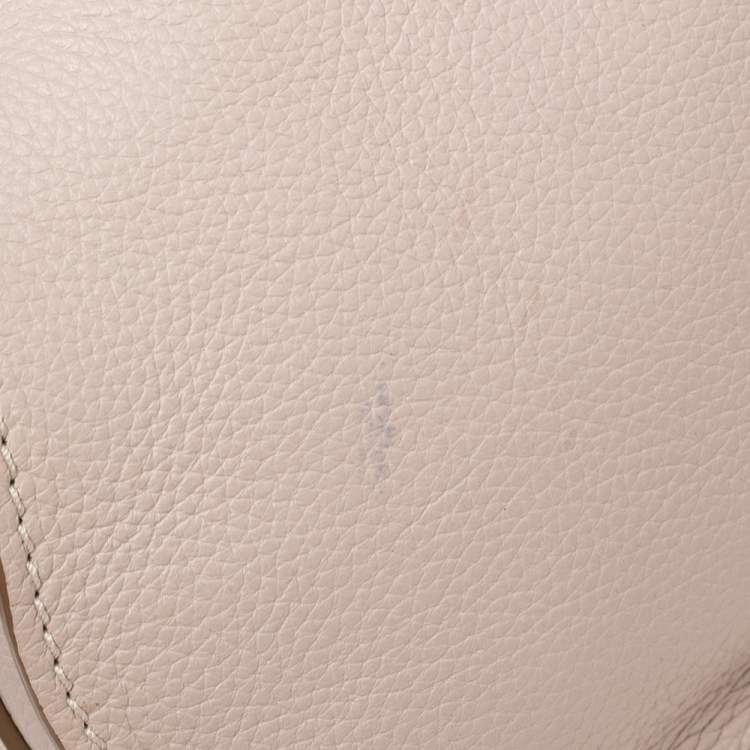 Pre Owned Chloe Beige Leather Mini Marcie Crossbody Bag