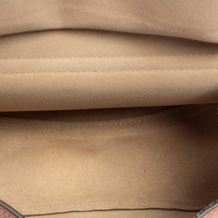 Pre Owned Chloe Brown Leather Medium Drew Shoulder Bag