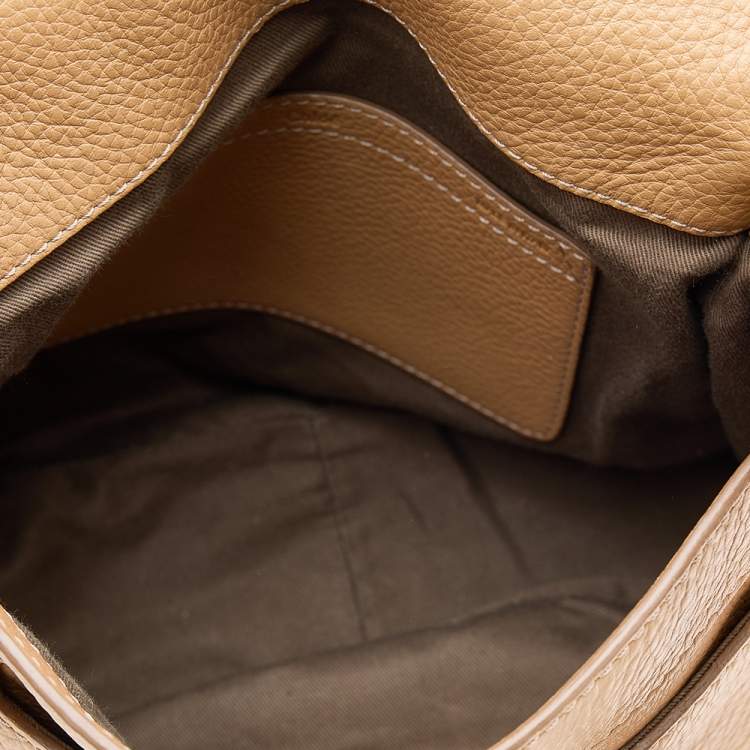 Pre Owned Chloe Caramel Brown Leather Medium Marcie Shoulder Bag