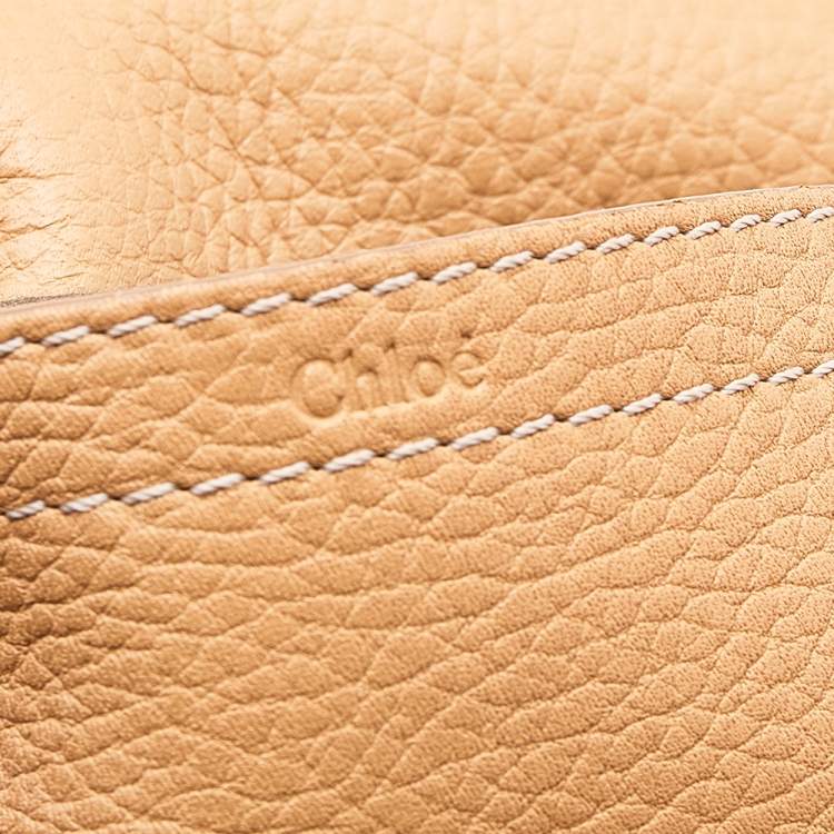 Pre Owned Chloe Caramel Brown Leather Medium Marcie Shoulder Bag