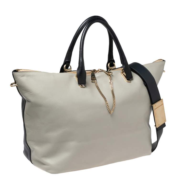 Pre Owned Chloe Multicolor Leather Large Baylee Tote