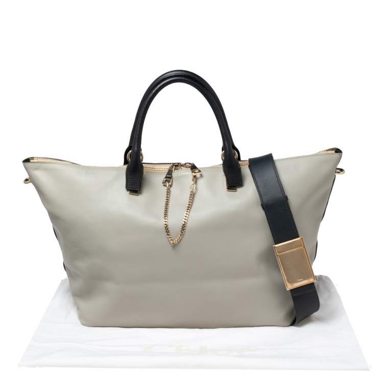 Pre Owned Chloe Multicolor Leather Large Baylee Tote