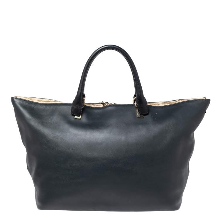 Pre Owned Chloe Multicolor Leather Large Baylee Tote