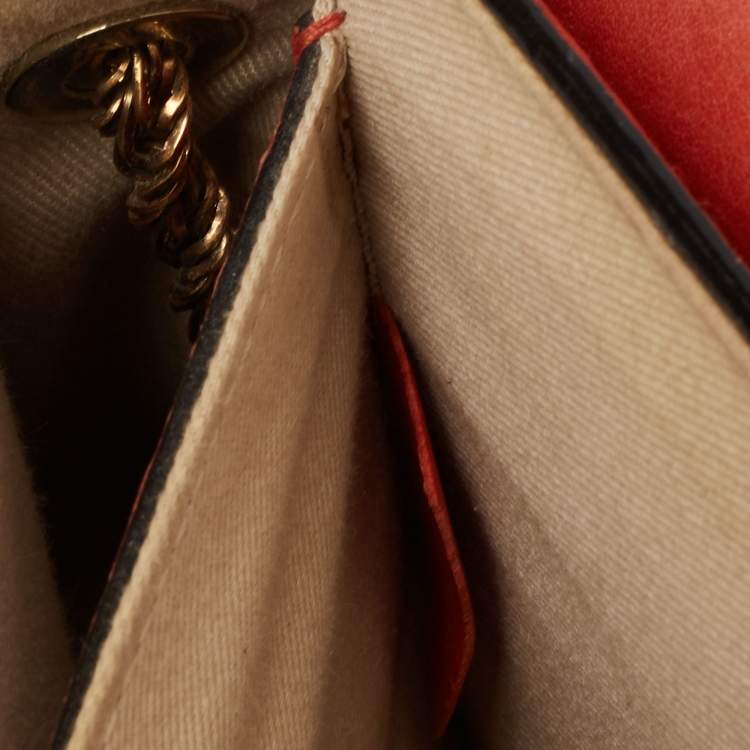 Pre Owned Chloe Burnt Orange Leather Small Sally Shoulder Bag