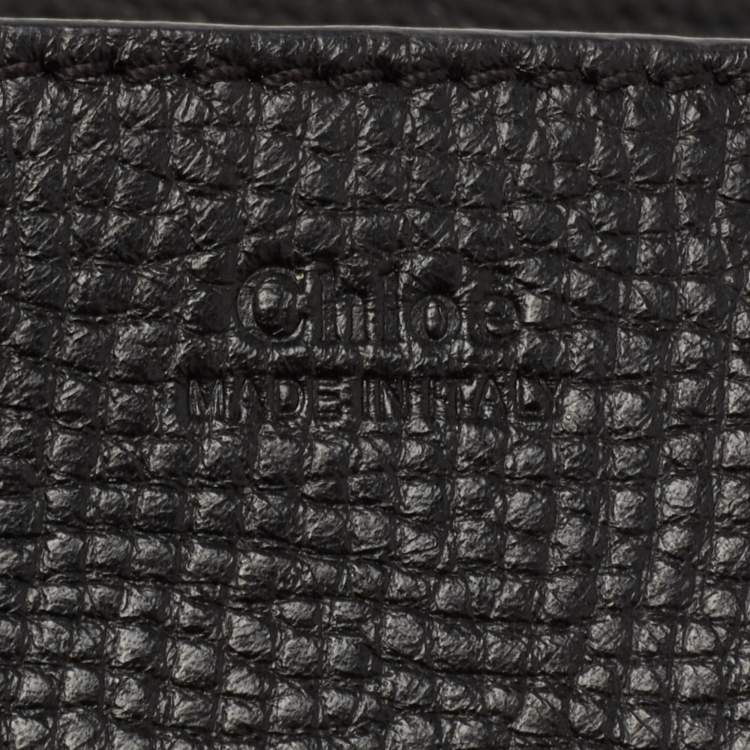 Pre Owned Chloe Black/Beige Leather Small Drew Shoulder Bag