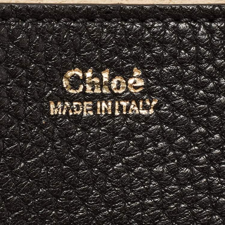 Pre Owned Chloe Black Leather Small Drew Shoulder Bag