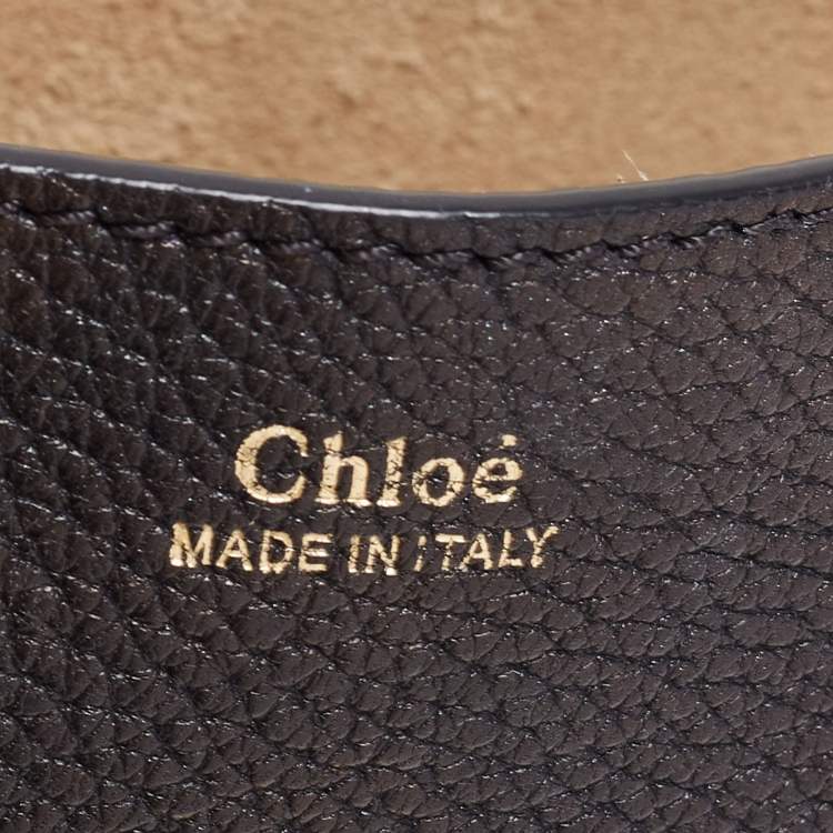 Pre Owned Chloe Black Leather Medium Drew Shoulder Bag