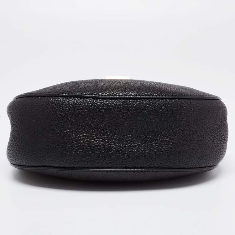 Pre Owned Chloe Black Leather Medium Drew Shoulder Bag