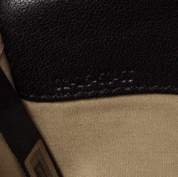 Pre Owned Chloe Black Quilted Leather Georgia Continental Wallet