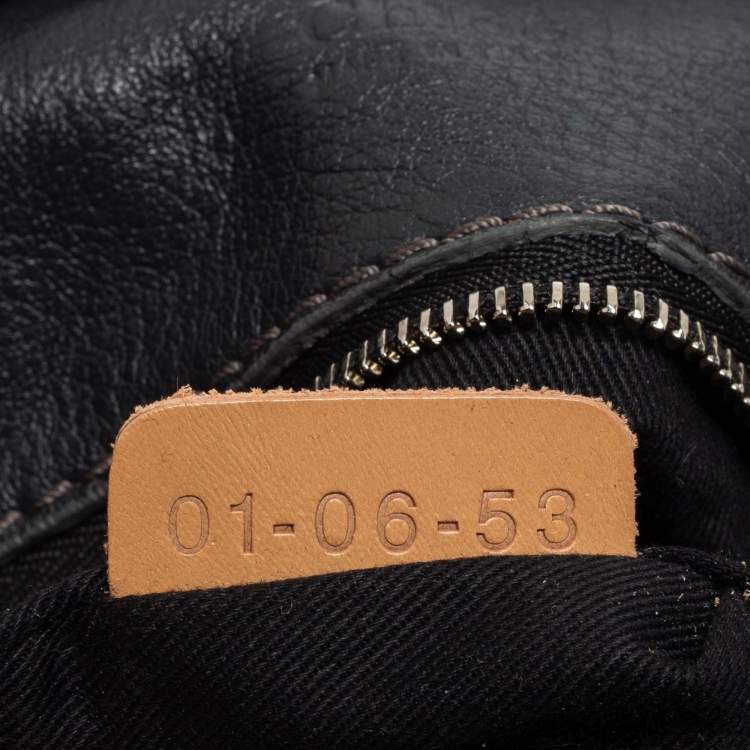 Pre Owned Chloe Dark Grey Leather Large Paddington Tote