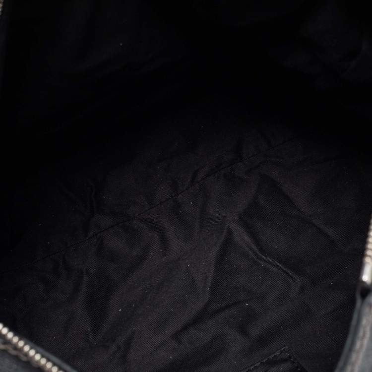Pre Owned Chloe Dark Grey Leather Large Paddington Tote