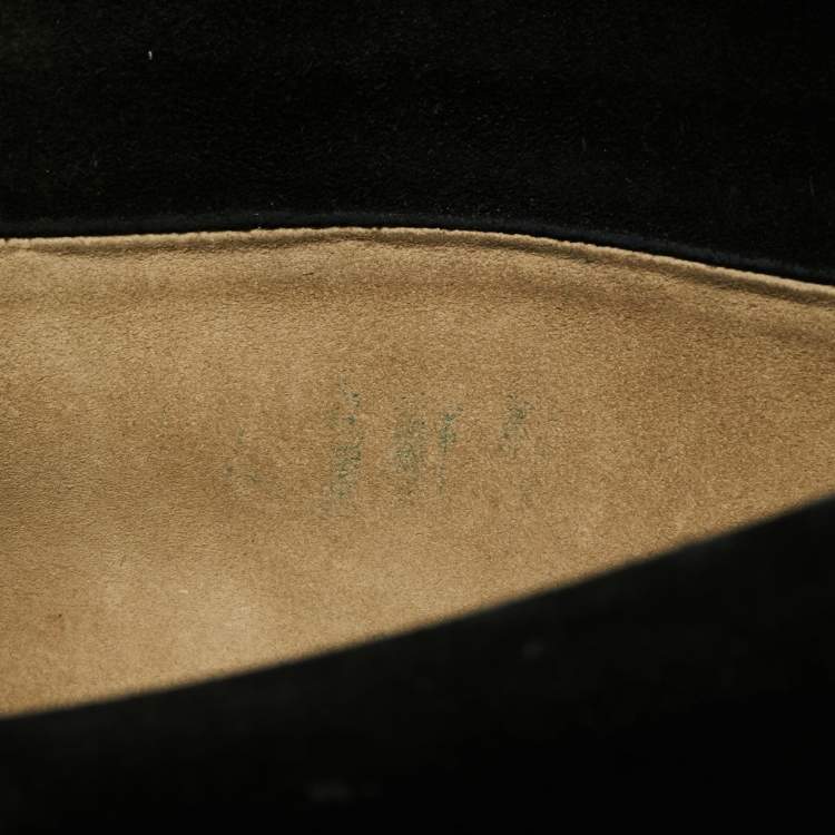 Pre Owned Chloe Black Leather Mini Georgia Crossbody Bag