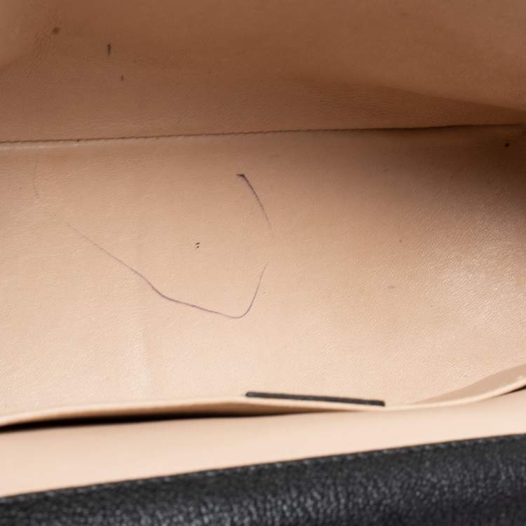 Pre Owned Chloe Black Leather Medium Elsie Shoulder Bag