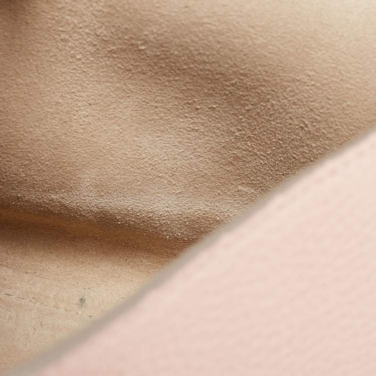Pre Owned Chloe Beige/Pink Leather Small Drew Shoulder Bag