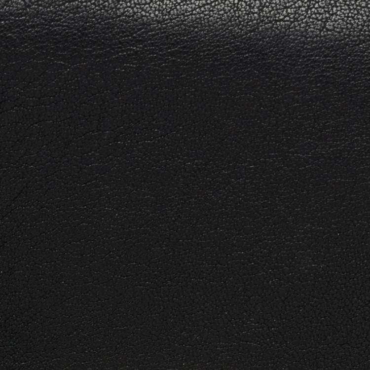 Pre Owned Chloé Black Leather Medium Elsie Shoulder Bag