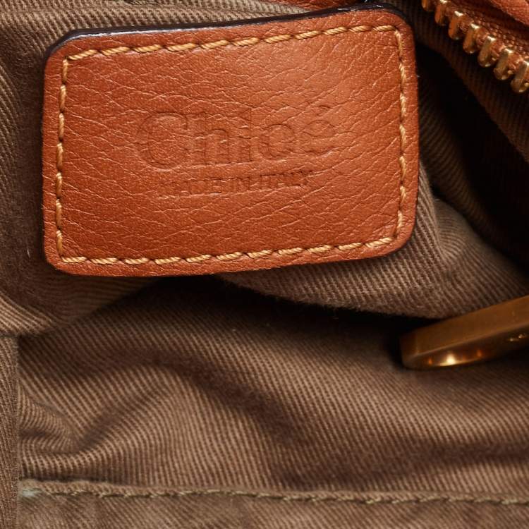 Pre Owned Chloé Brown Leather Medium Marcie Satchel