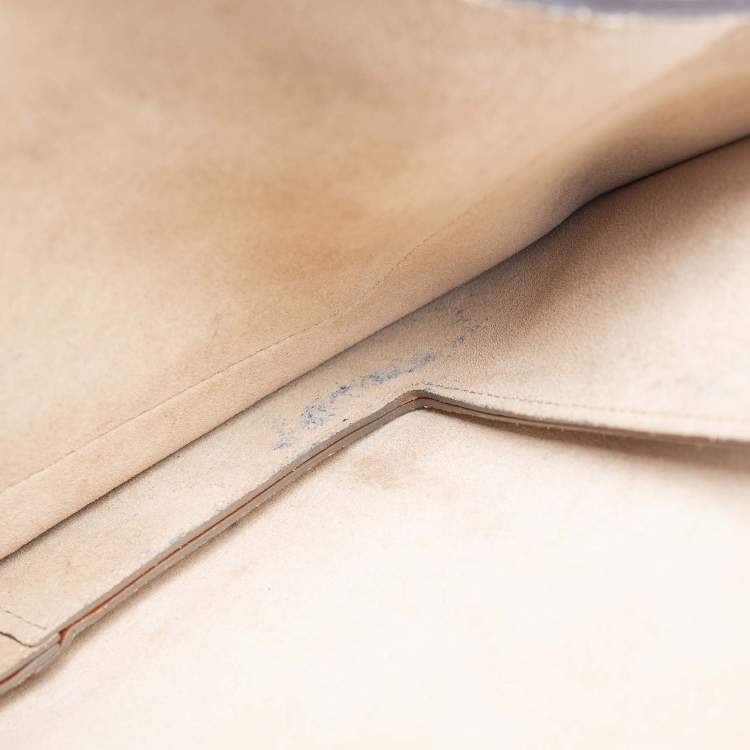 Pre Owned Chloe Brown/Orange Leather And Suede Faye Shoulder Bag