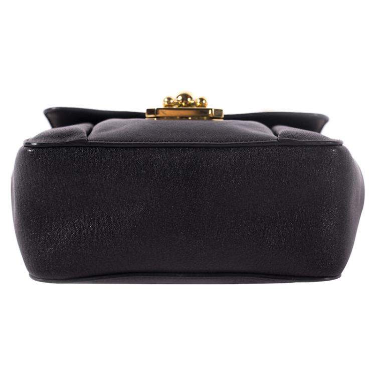 Pre Owned Chloe Black Leather Elsie Shoulder Bag