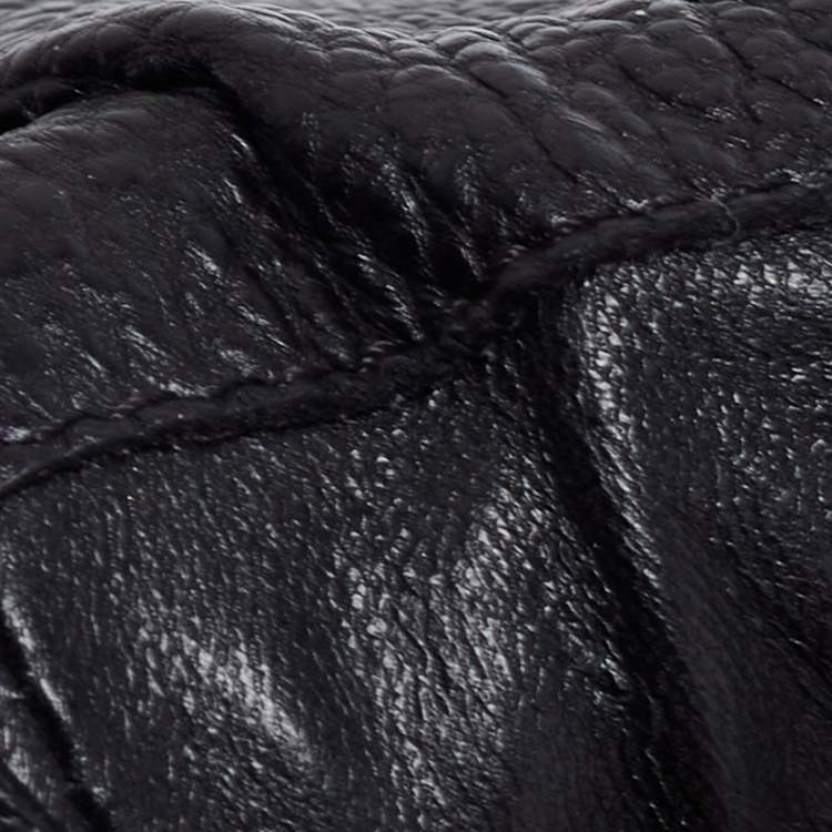 Pre Owned Chloe Black Leather Medium Elsie Shoulder Bag