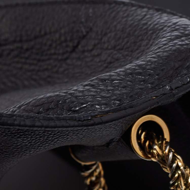 Pre Owned Chloe Black Leather Medium Elsie Shoulder Bag