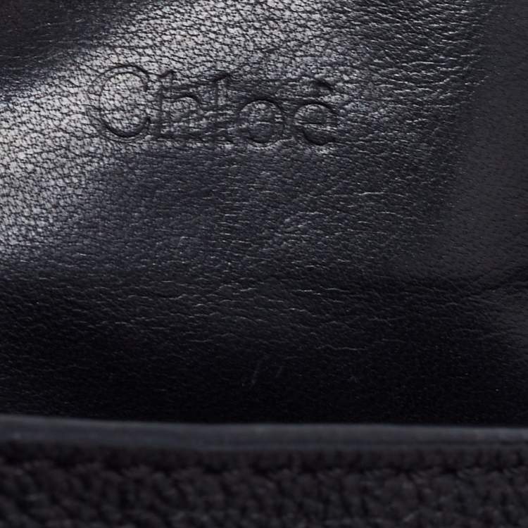 Pre Owned Chloe Black Leather Medium Elsie Shoulder Bag