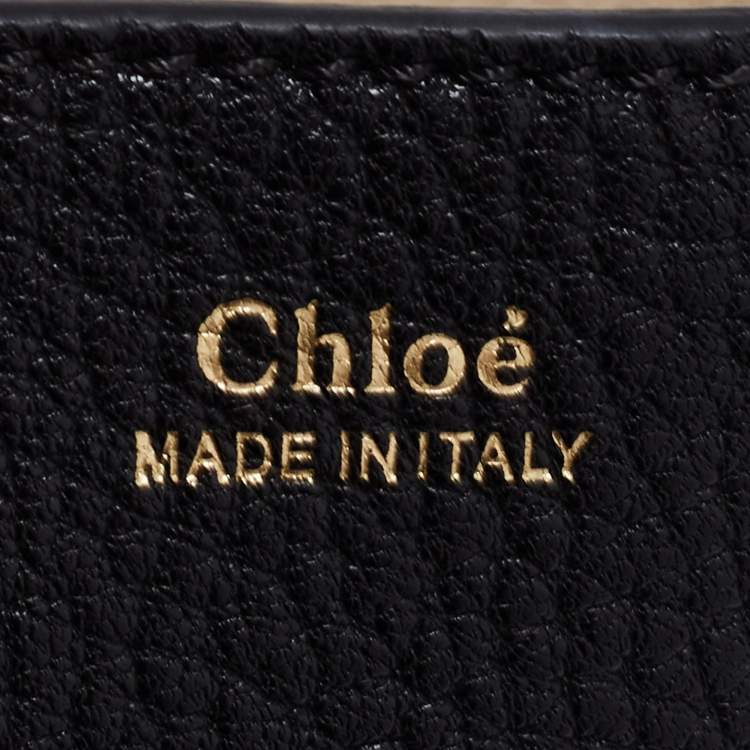 Pre Owned Chloe Black Leather Medium Drew Shoulder Bag