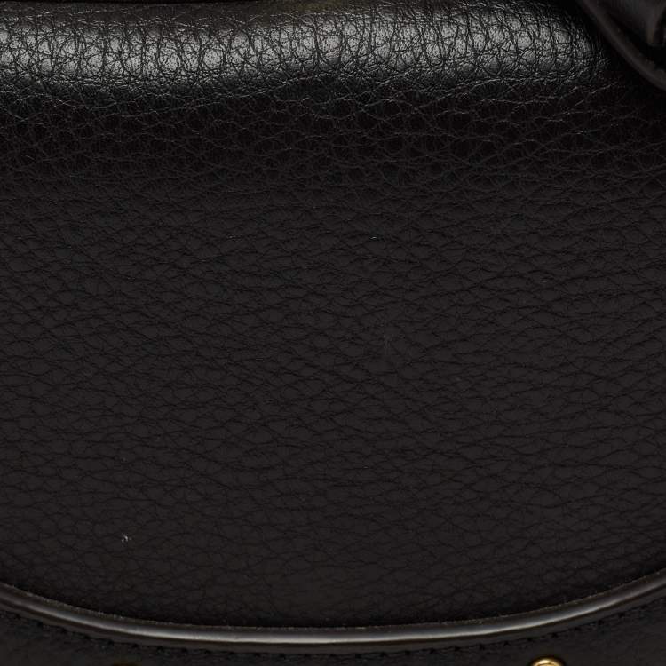 Pre Owned Chloé Black Leather Small Nile Minaudière Crossbody Bag