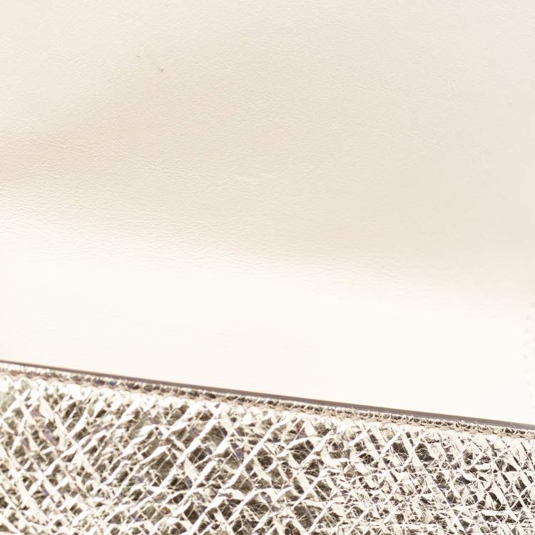 Pre Owned Chloe Gold Leather Small Nile Bracelet Shoulder Bag