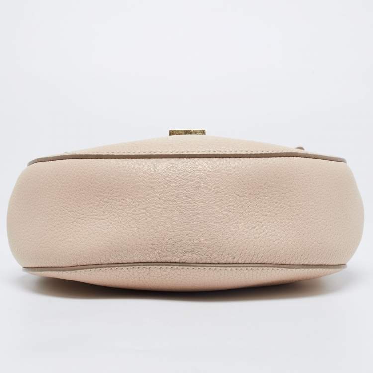 Pre Owned Chloé Cream Leather Medium Drew Shoulder Bag