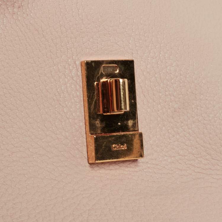 Pre Owned Chloé Cream Leather Medium Drew Shoulder Bag