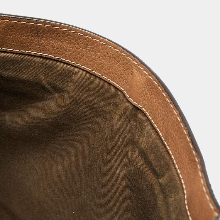 Pre Owned Chloe Brown Leather Medium Marcie Crossbody Bag