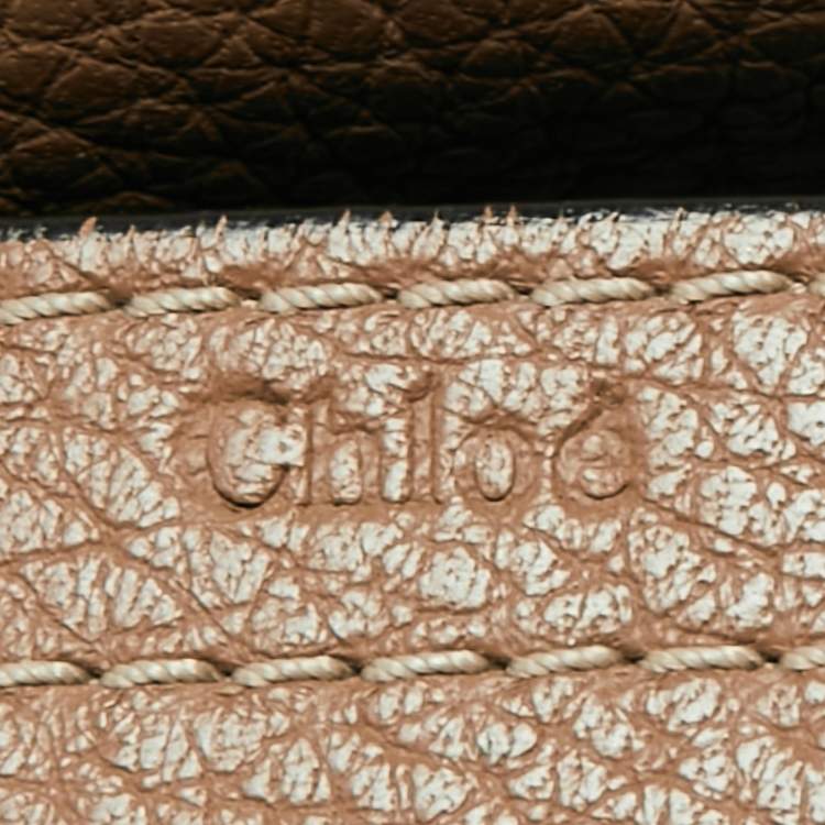 Pre Owned Chloe Brown Leather Medium Marcie Crossbody Bag