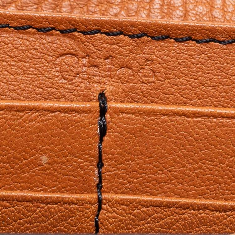 Pre Owned Chloe Brown Leather Continental Wallet