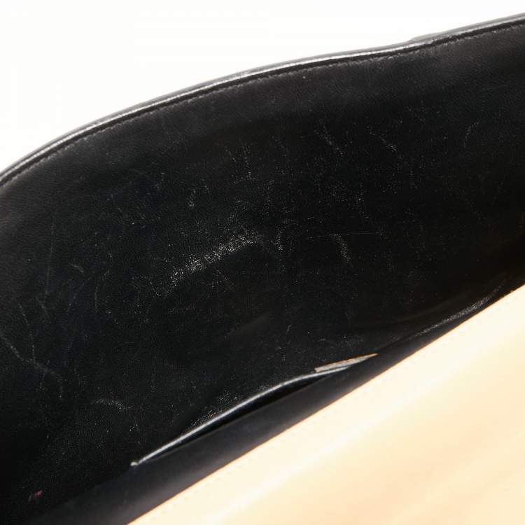 Pre Owned Chloe Beige Leather Large Elsie Shoulder Bag