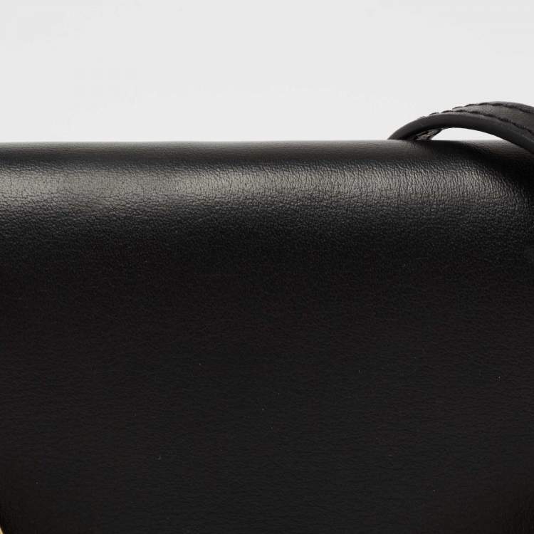 Pre Owned Chloe Black Leather Drew Bijou Clutch
